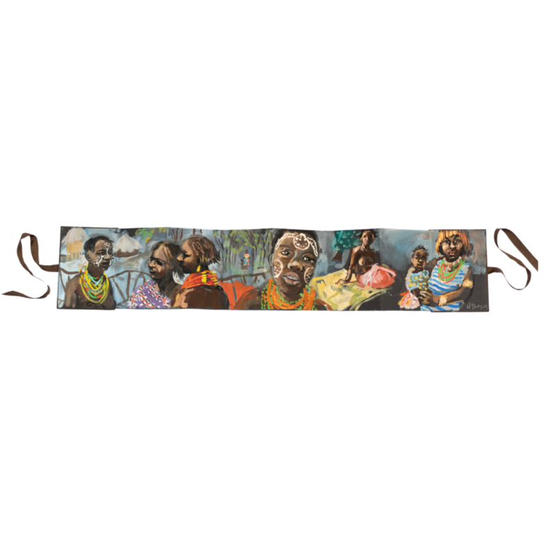 Omo Valley women - Wendy Sharpe AM