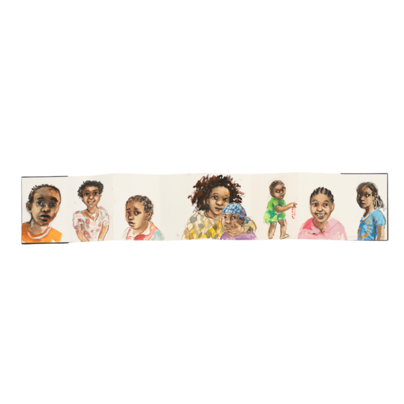 Ethiopian children - Wendy Sharpe AM